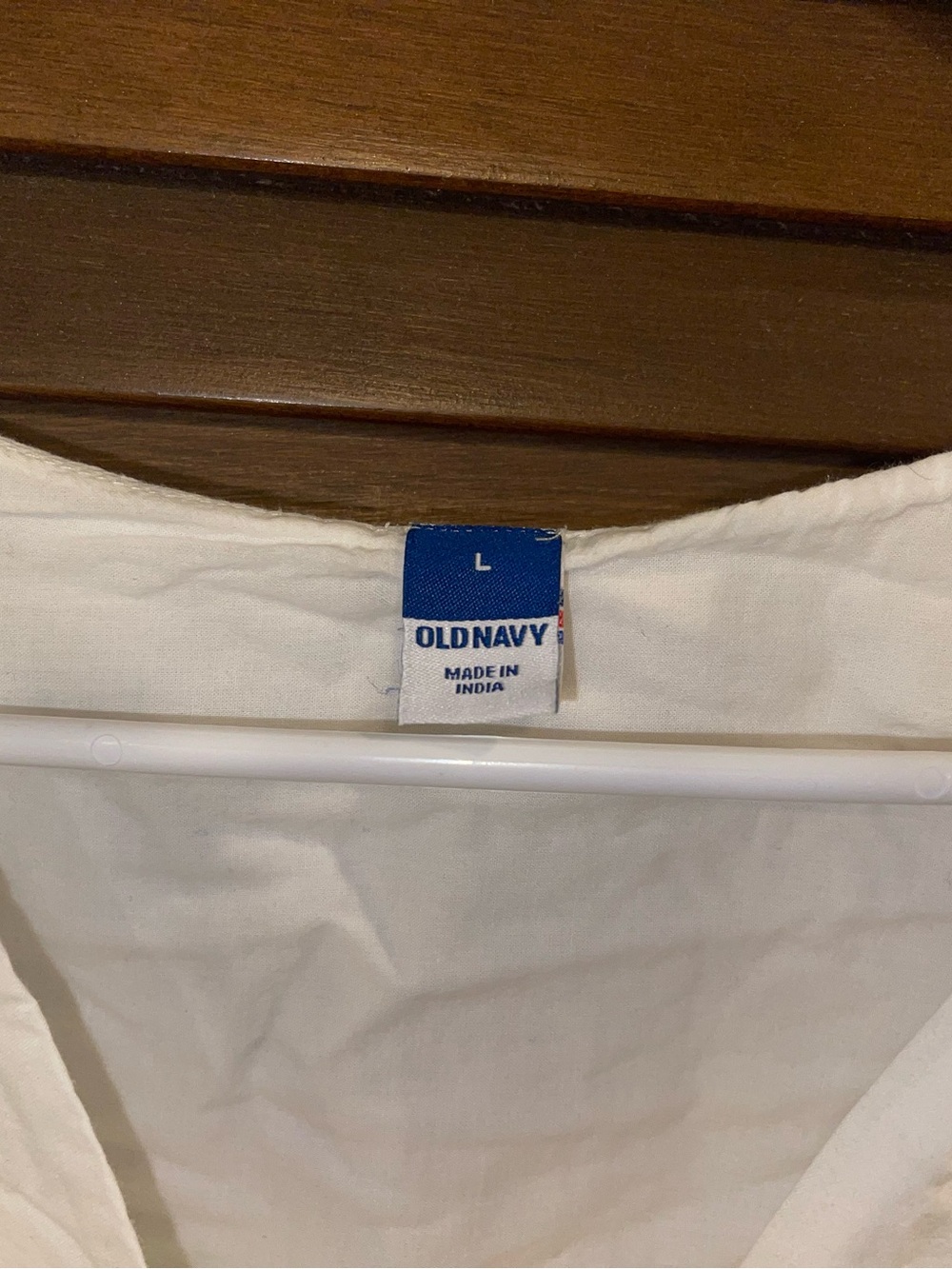 Old Navy White Tee with Blue Tag